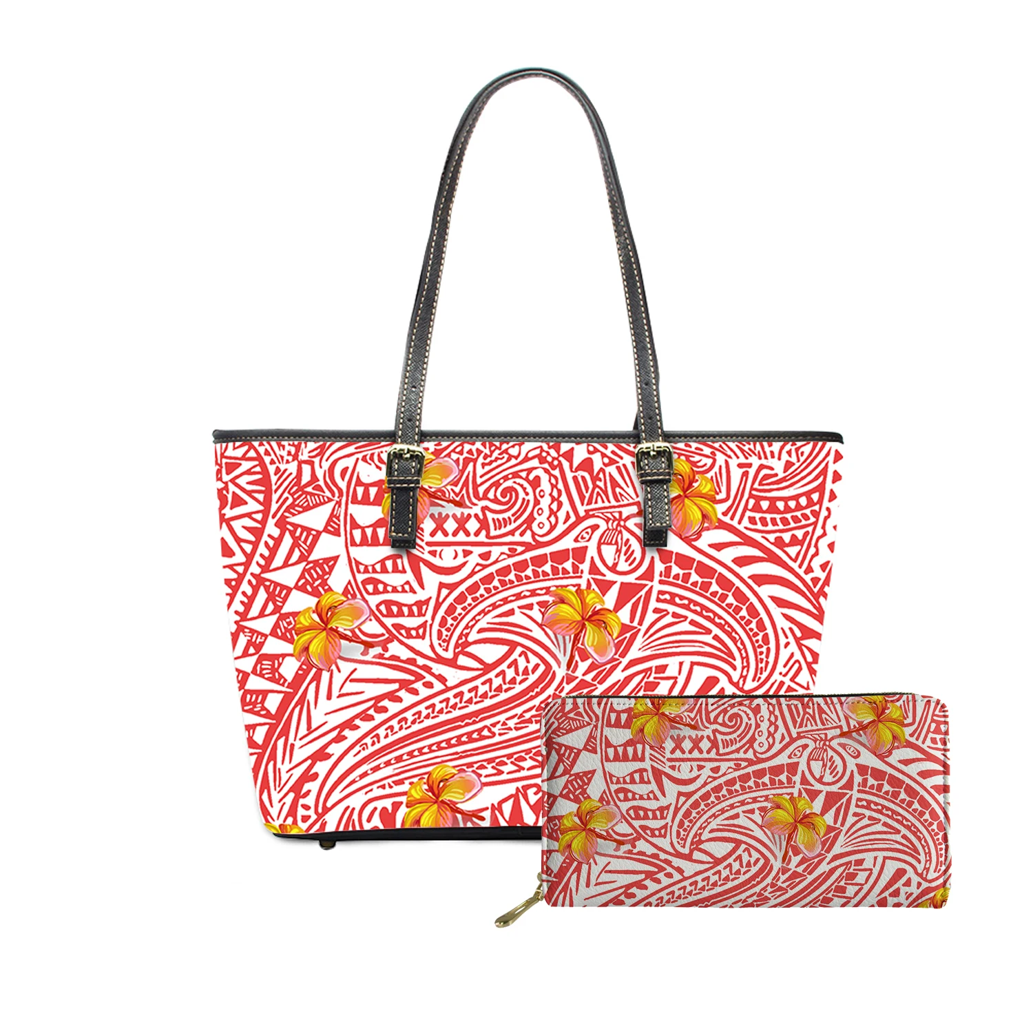 2Pcs/Set Women Handbags Set Polynesian Traditional Tribal Print High Quality Neoprene Handbags Custom Luxury Handbags For Women
2Pcs/Set Women Handbags Set Polynesian Traditional Tribal Print High Quality Neoprene Handbags Custom Luxury Handbags For Women