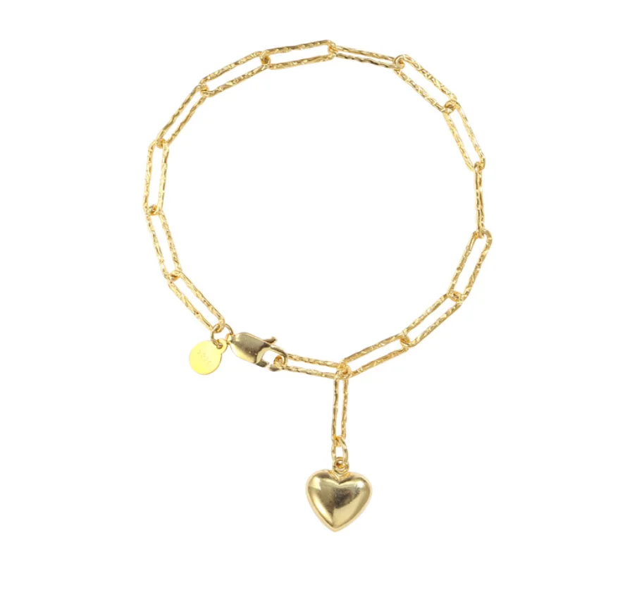 S925 sterling silver jewelry dainty heart gold shape beads bracelet gift for girls fashion jewelry wholesale
S925 sterling silver jewelry dainty heart gold shape beads bracelet gift for girls fashion jewelry wholesale