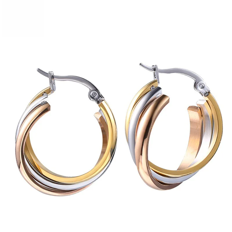 European Fashion Minimalist New Trendy Stainless Steel Trinity earings for women 2021
European Fashion Minimalist New Trendy Stainless Steel Trinity earings for women 2021
