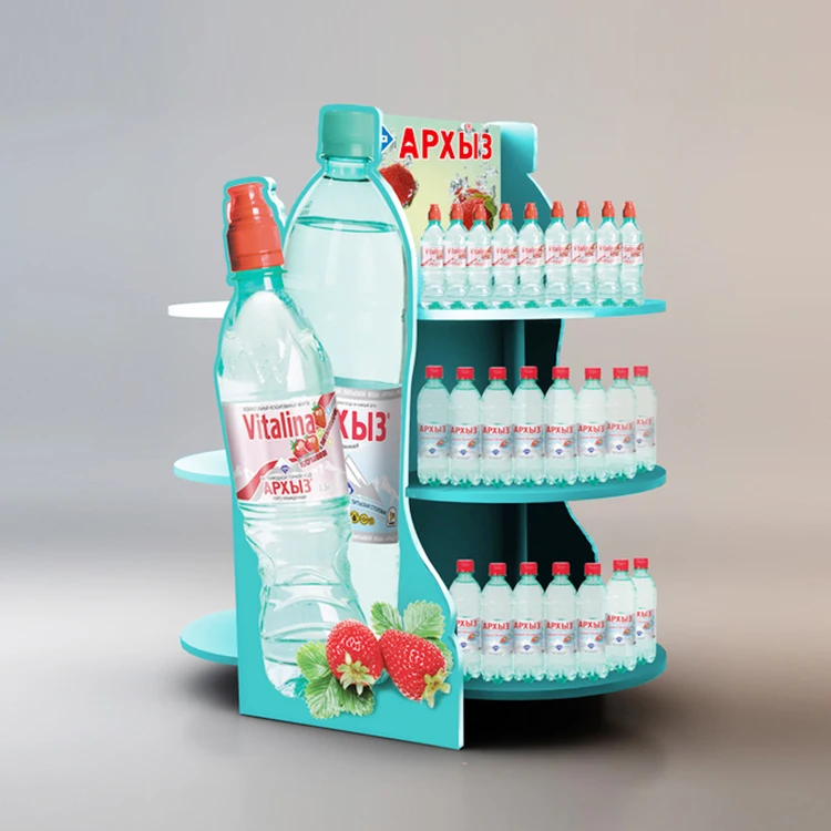 Manufacturer 2020 new shelf arrivals liquor bottle holders for supermarket beverage products
