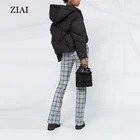 Coat Factory Wholesale Black Padded Coat With Hood Black Puffer Coat For Women