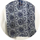 Soft silk woven fabric digital print CDC crepe de chine fabric for home textile