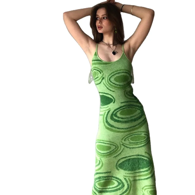Women 2021 Clothing Long Knit Dress Printing and Dyeing Casual Dresses for Ladies, As picture
Women 2021 Clothing Long Knit Dress Printing and Dyeing Casual Dresses for Ladies, As picture