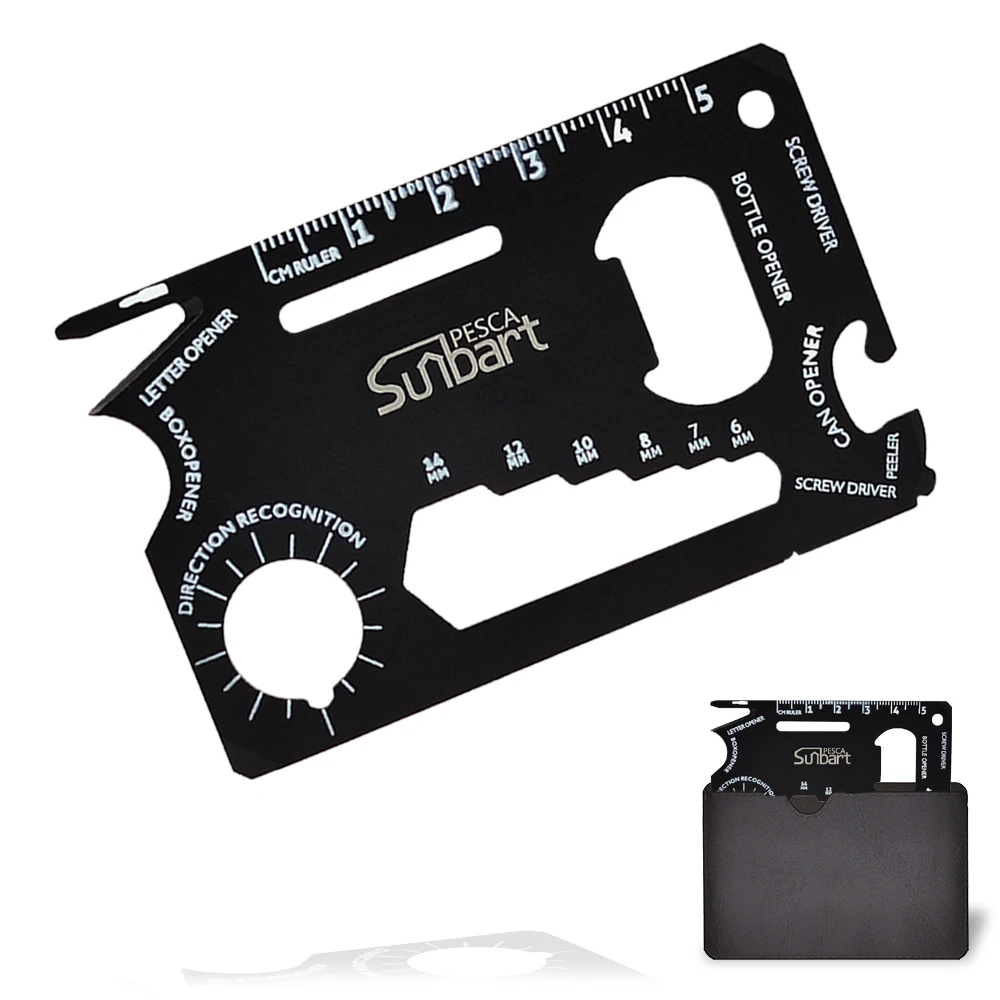 wallet multi tool multi function survival tool box multi card pocket edc screw cutter, Black
wallet multi tool multi function survival tool box multi card pocket edc screw cutter, Black