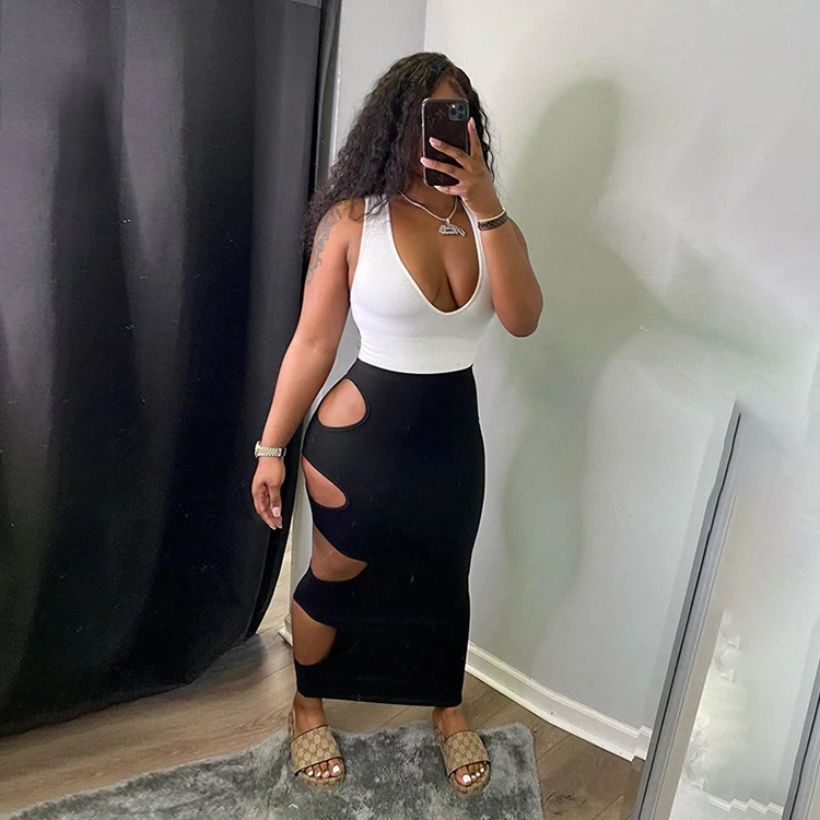 Summer Sexy Jersey Hollow Cut Out Sleeveless V Neck Tank Top Woman Bodycon Long Maxi Dress Casual Dresses For Women 2021, Yellow,green,black
Summer Sexy Jersey Hollow Cut Out Sleeveless V Neck Tank Top Woman Bodycon Long Maxi Dress Casual Dresses For Women 2021, Yellow,green,black