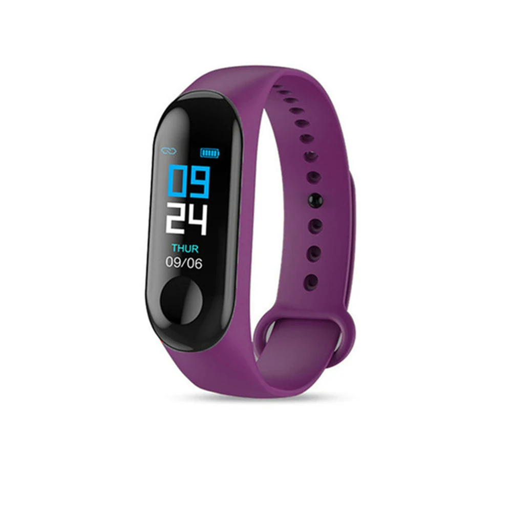 BT M3 Smart Watch Men Women Blood Pressure Monitor Waterproof Fitness Tracker Bracelet Heart Rate Smartwatch For men, Red,blue,pink,black and so on
BT M3 Smart Watch Men Women Blood Pressure Monitor Waterproof Fitness Tracker Bracelet Heart Rate Smartwatch For men, Red,blue,pink,black and so on