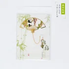 Souvenir Gifts Delicate Chinese Style Souvenir Gifts Custom Metal Bookmark Giant Panda Pendant Bookmarks