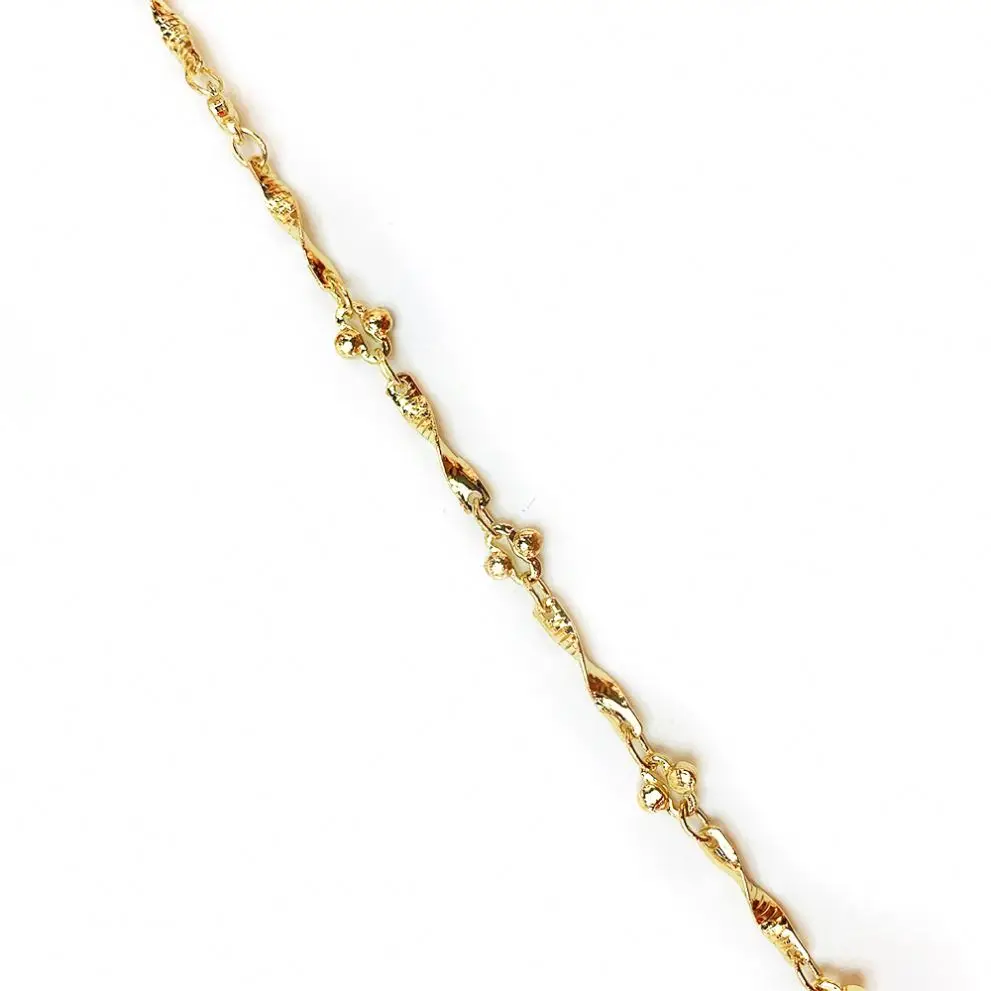 Nature Colorful Copper Alloy Jewelry Link Accessories 24K Gold Plated Irregular Necklace Chain Jewellery For Women, Customized color 
Nature Colorful Copper Alloy Jewelry Link Accessories 24K Gold Plated Irregular Necklace Chain Jewellery For Women, Customized color