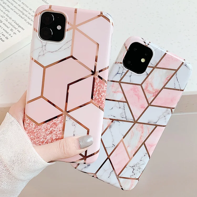 2020 Hot Luxury Fashion Plating Geometric TPU Soft Cover for iPhone 12 11 Pro Max XS XR 7 8 Plus Silicon Marble Phone Case
2020 Hot Luxury Fashion Plating Geometric TPU Soft Cover for iPhone 12 11 Pro Max XS XR 7 8 Plus Silicon Marble Phone Case