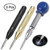 Free Shipping Automatic Center Hole Punch Stator Drill Set (3 Pack) 5 inch Brass Spring Loaded Crushing Hand Tool