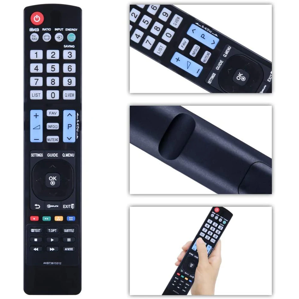 AKB73756567 AKB72915206 Replacement Infrared Remote Control Switches Wireless Easy and Convenient Operation for LG TV
AKB73756567 AKB72915206 Replacement Infrared Remote Control Switches Wireless Easy and Convenient Operation for LG TV