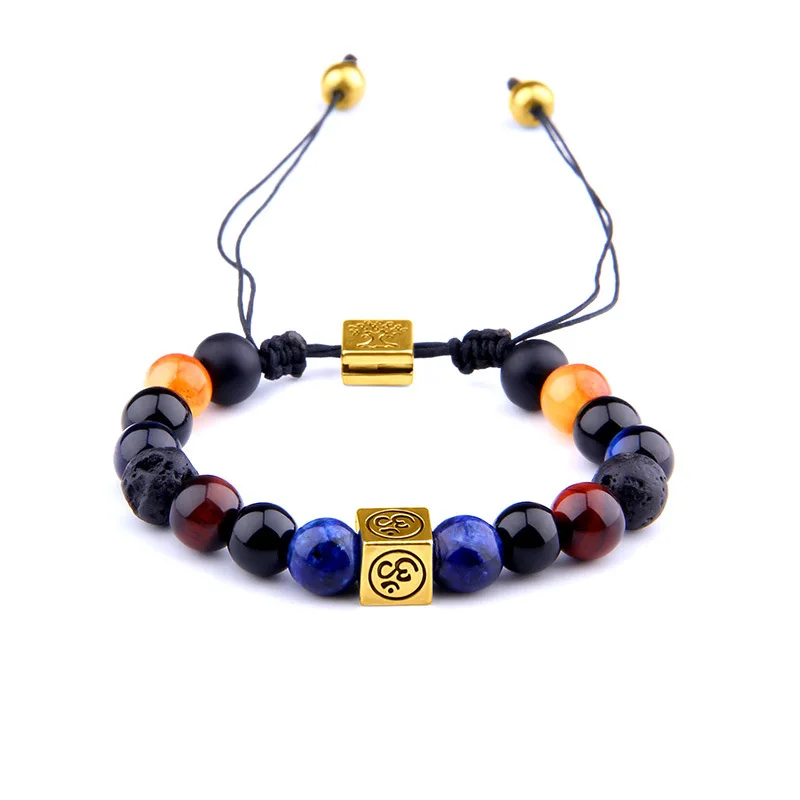 Wholesale Spritual Handmade Jewelry Adjustable Natural Stone Braiding Bracelet Reiki Healing Yoga Energy Stone Bracelet
Wholesale Spritual Handmade Jewelry Adjustable Natural Stone Braiding Bracelet Reiki Healing Yoga Energy Stone Bracelet
