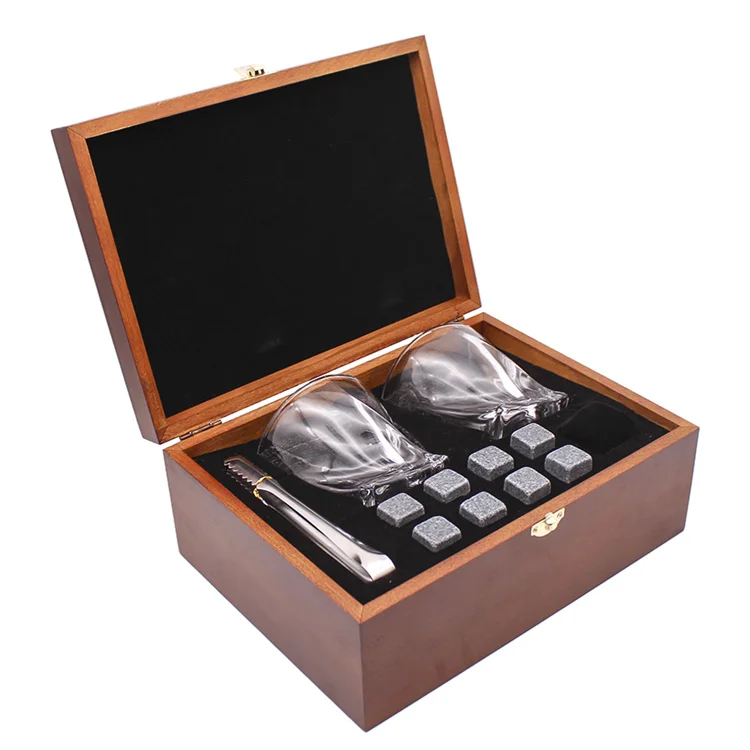 RTS Wholesale Promotional Gift Set 8pcs Whiskey Chill Rock Stone Whiskey Set of 2 Glass Cup for Father's day gift
RTS Wholesale Promotional Gift Set 8pcs Whiskey Chill Rock Stone Whiskey Set of 2 Glass Cup for Father's day gift