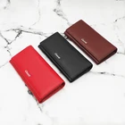 Portable Slim Card Holder Clutch Long Love Heart Design Cute Purse Leather Money Wallet Purse for Women