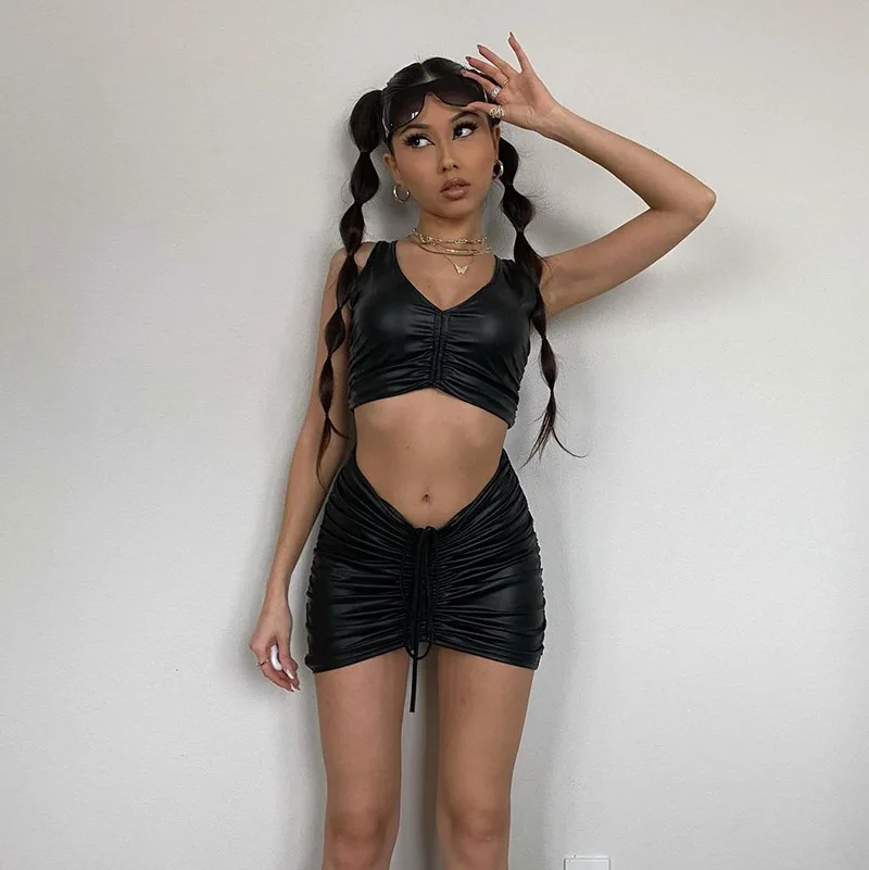 BLG-S134742K New Women'S 2021 Spring And Summer Fashion Sleeveless Vest Slim-Fit Drawstring Skirt Suit
BLG-S134742K New Women'S 2021 Spring And Summer Fashion Sleeveless Vest Slim-Fit Drawstring Skirt Suit