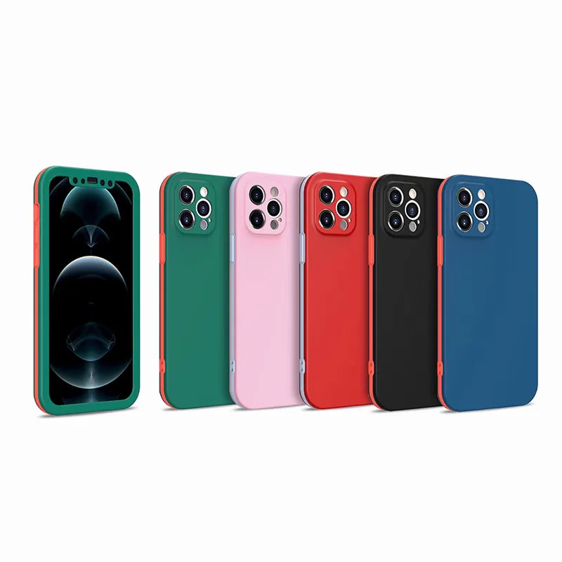 2021 hot selling 3in1 dual color full cover rubber PC with middle TPU phone case for iphone 12 pro max case, Black,red, pink, blue, green
2021 hot selling 3in1 dual color full cover rubber PC with middle TPU phone case for iphone 12 pro max case, Black,red, pink, blue, green