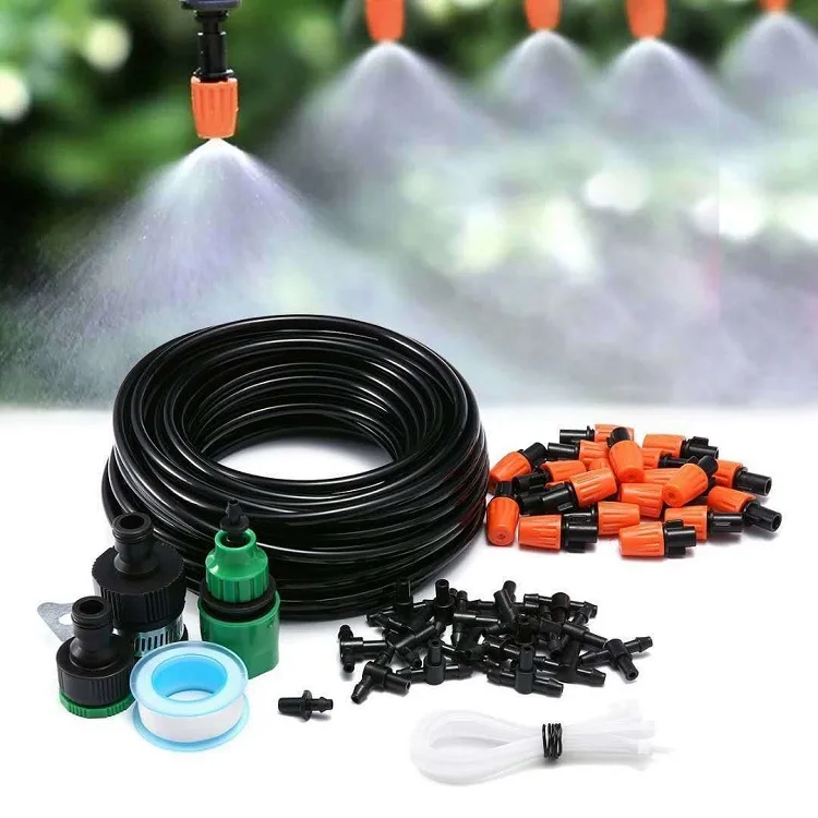 Micro Drip Garden Spray atomizing nozzle garden high pressure irrigation spraying kit, Black
Micro Drip Garden Spray atomizing nozzle garden high pressure irrigation spraying kit, Black