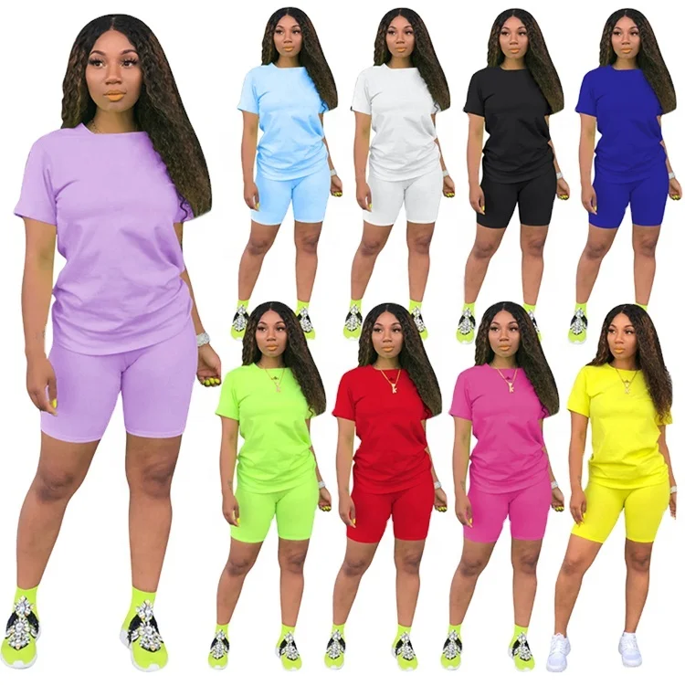 Hot neon two pieces short set jogging top and shorts running women outfits, As pictures
Hot neon two pieces short set jogging top and shorts running women outfits, As pictures