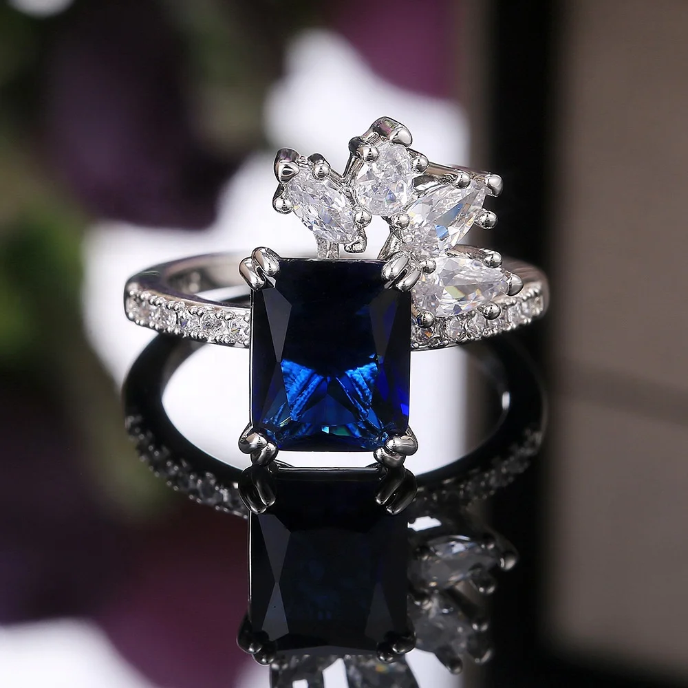 Women Cocktail Party Rings Newly Design Shine Cubic Zircon High Quality Elegant Female Party Ring Trendy Jewelry
Women Cocktail Party Rings Newly Design Shine Cubic Zircon High Quality Elegant Female Party Ring Trendy Jewelry