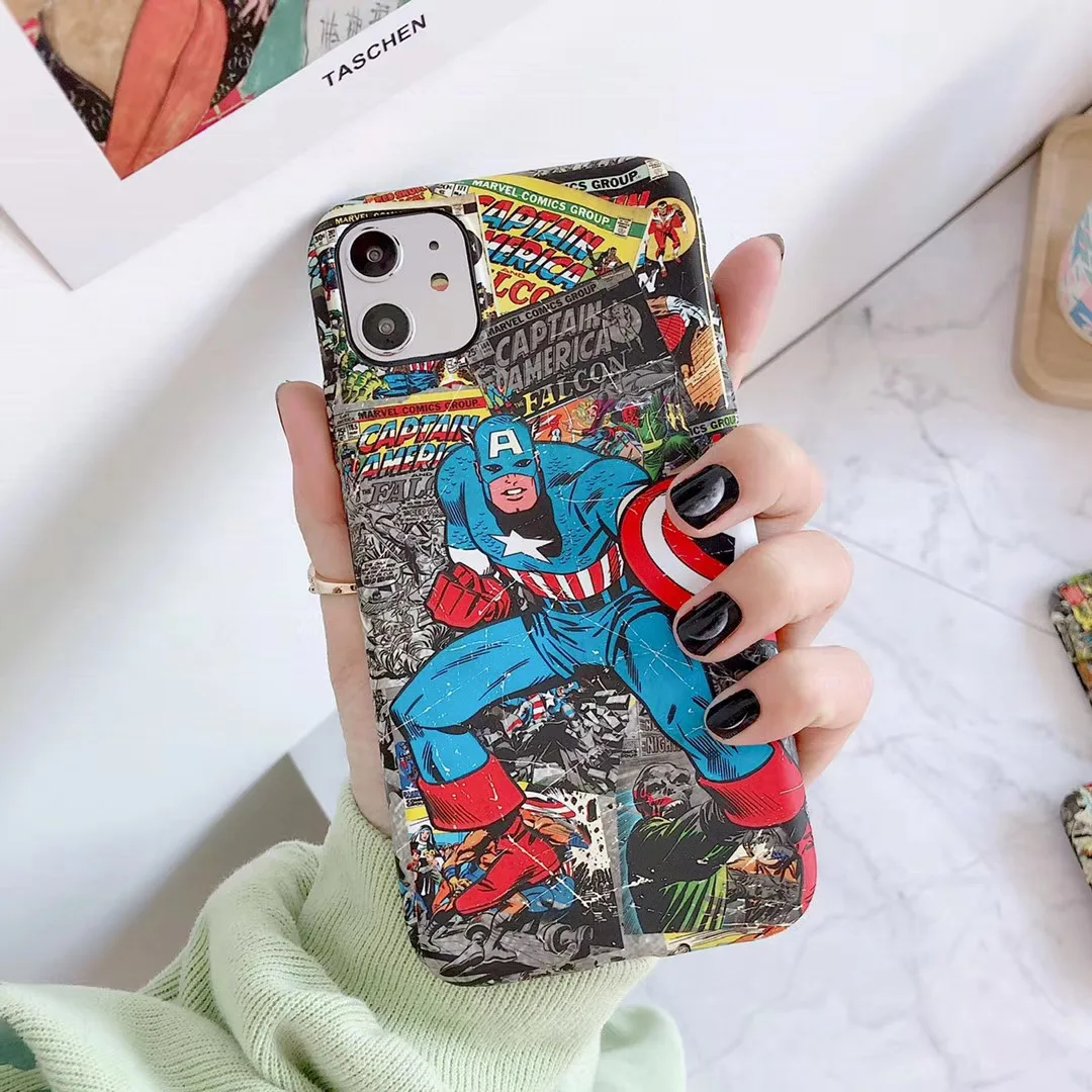 Luminous relief iron Man Spiderman Boys Men Water sticker soft shell Phone Case for iPhone 12, Colors optional
Luminous relief iron Man Spiderman Boys Men Water sticker soft shell Phone Case for iPhone 12, Colors optional