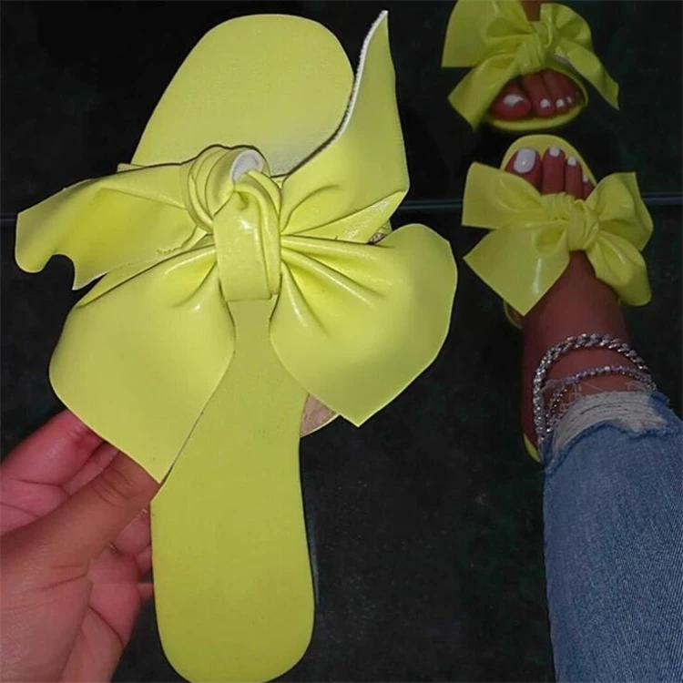 PU Leather Slippers Women Fashion Flat Slides Shoes 2021 New Bow Sandals Designs For Female, As pictures or customized color
PU Leather Slippers Women Fashion Flat Slides Shoes 2021 New Bow Sandals Designs For Female, As pictures or customized color