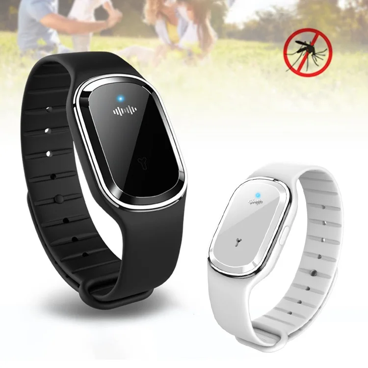 Rechargeable outdoor electric anti-mosquito watch ultrasonic mosquito repellent bracelet, Black white
Rechargeable outdoor electric anti-mosquito watch ultrasonic mosquito repellent bracelet, Black white