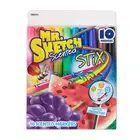 Scented Stix Markers, Fine Tip, Assorted Colors, 10-Count