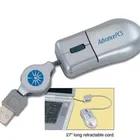 MS3018 colorful computer usb super mini retractable cable wired thumb optical mouse