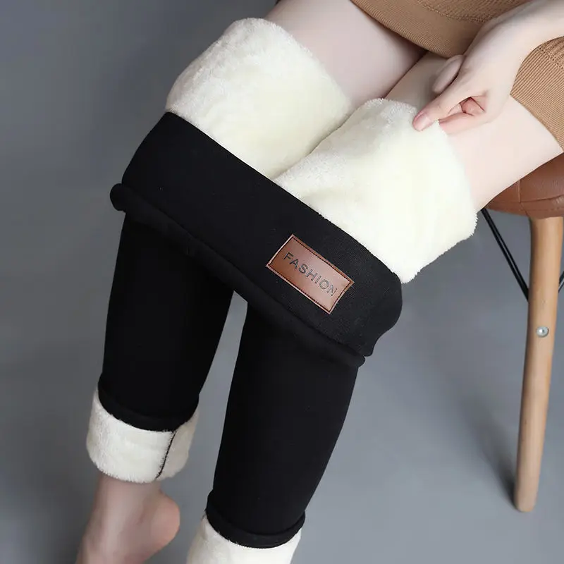 Coldker Women's Plus Velvet Winter Leggings Ankle-Length Keep Warm Solid Pants High Waist Large Size Women Leggings, Picture
Coldker Women's Plus Velvet Winter Leggings Ankle-Length Keep Warm Solid Pants High Waist Large Size Women Leggings, Picture