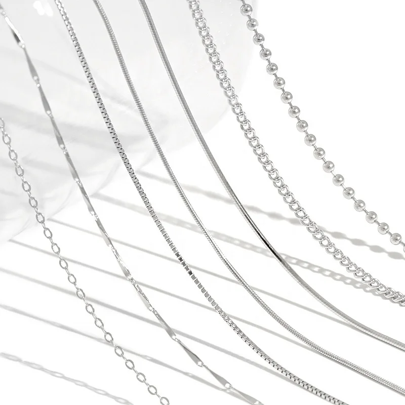 NewSN2 fashion hot selling necklace chain 925 silver necklace different designs of necklace chain accessories
NewSN2 fashion hot selling necklace chain 925 silver necklace different designs of necklace chain accessories