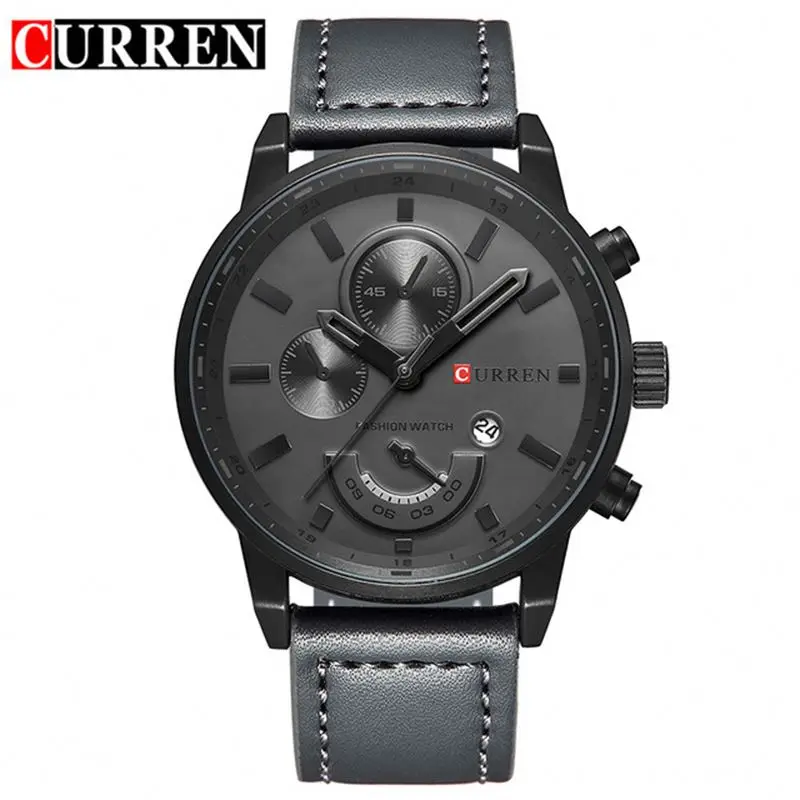 CURREN 8217 fancy grey mens quartz watch floral design PU leather strap water resist dials decoration storage business reloj
CURREN 8217 fancy grey mens quartz watch floral design PU leather strap water resist dials decoration storage business reloj