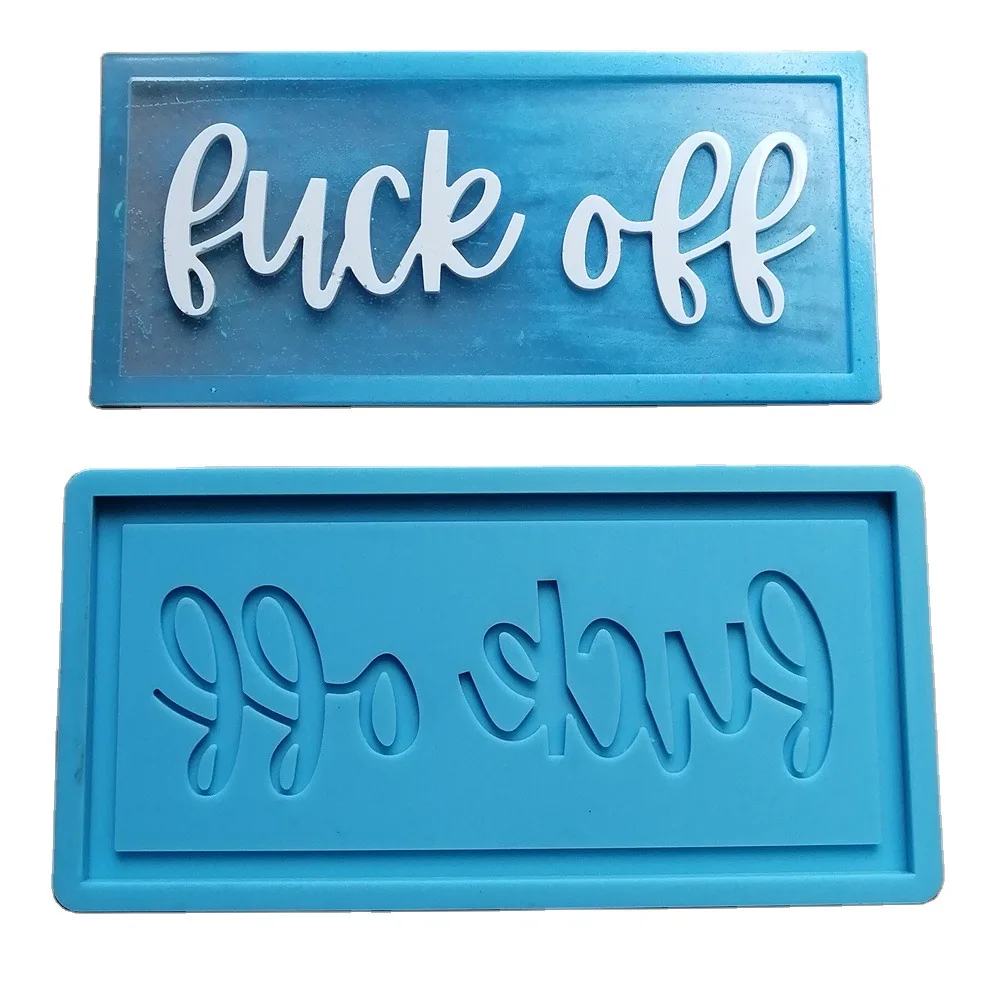 Epoxy Art Craft DIY Offensive Words Letters Culture Idiom Slang F Off Plate Resin Silicone Mold
Epoxy Art Craft DIY Offensive Words Letters Culture Idiom Slang F Off Plate Resin Silicone Mold