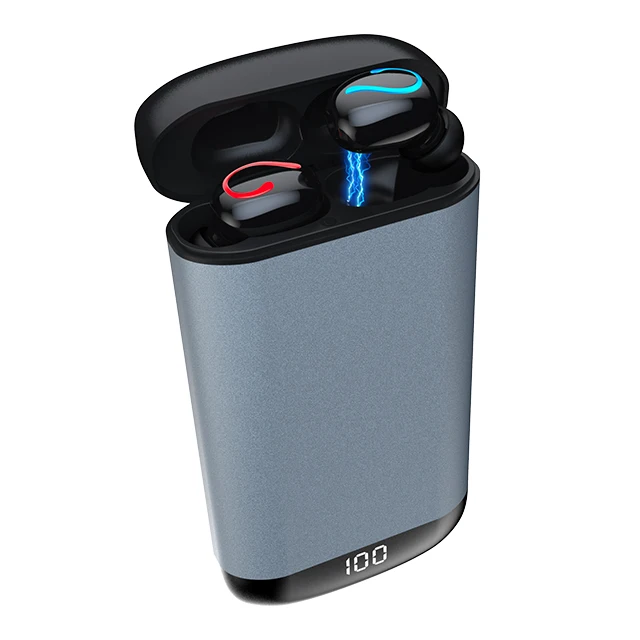 Earphone LED digital display screen earbud wireless Bluetooth high quality earphone
Earphone LED digital display screen earbud wireless Bluetooth high quality earphone