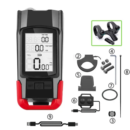 Bicycle headlight wireless stopwatch night riding waterproof bicycle speedometer mountain bike speedometer road bike odometer
Bicycle headlight wireless stopwatch night riding waterproof bicycle speedometer mountain bike speedometer road bike odometer