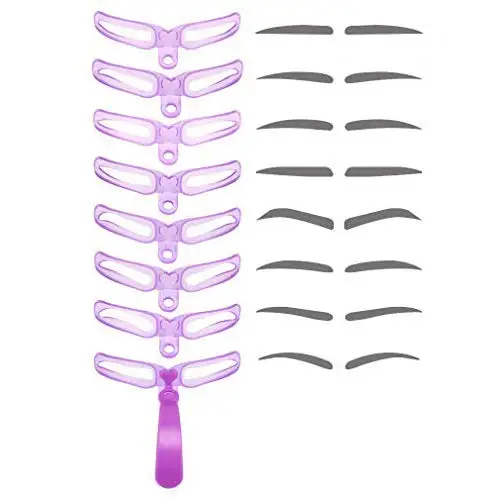 Washable Reusable Eyebrow Shaping Template Kit For DIY Grooming Eyebrow Shaping, Purple
Washable Reusable Eyebrow Shaping Template Kit For DIY Grooming Eyebrow Shaping, Purple