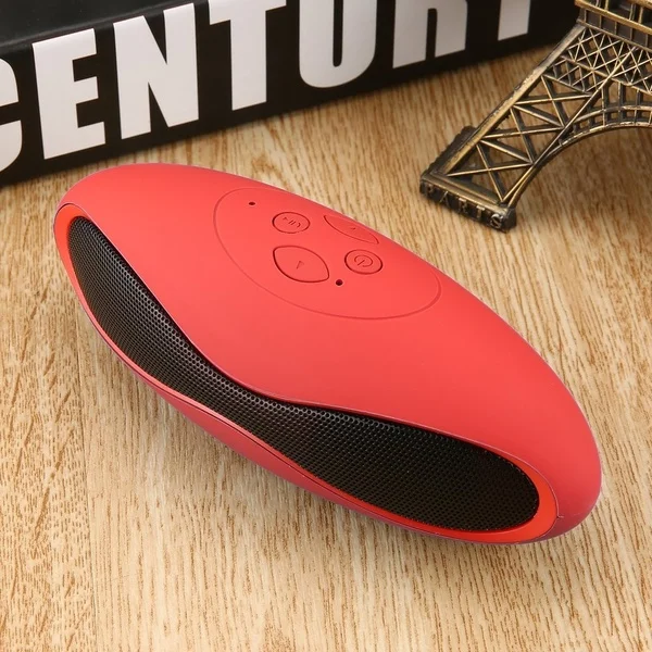 Amazon New X6 LED Mini Party DJ Bass Portable Wireless Bluetooth Speaker with FM Radio TF Mic USB - ANKUX.COM