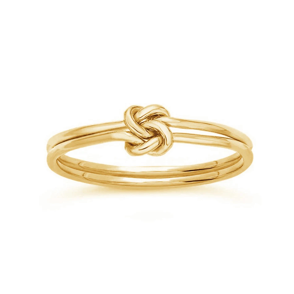 wholesale minimalist jewelry 925 sterling silver 18K gold plating Infinity Double Love Knot Ring
wholesale minimalist jewelry 925 sterling silver 18K gold plating Infinity Double Love Knot Ring