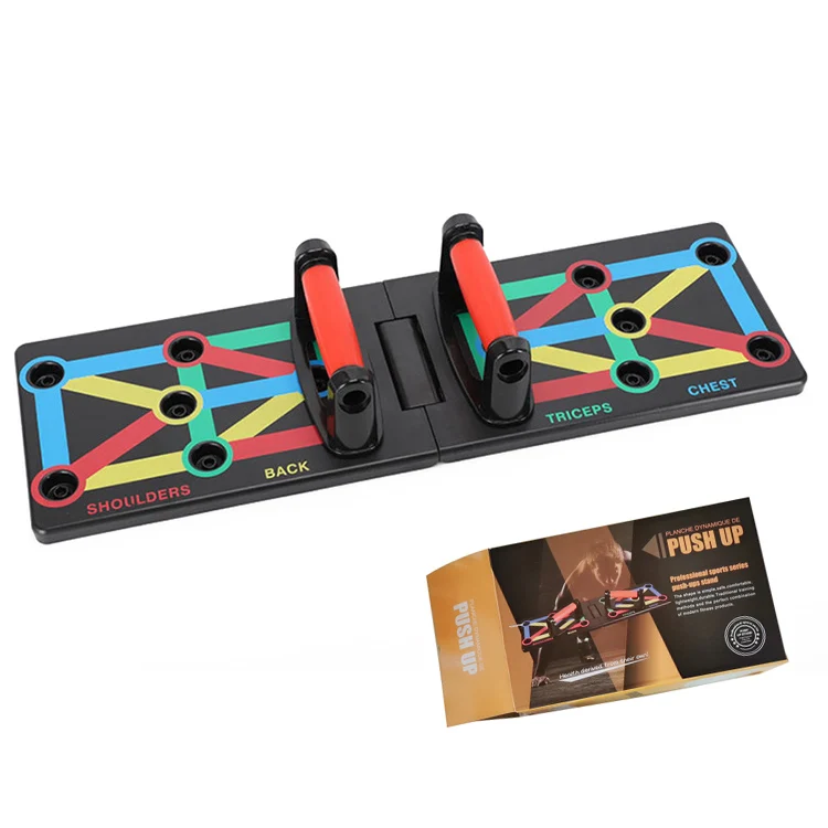 Gym Equipment Push-up Board Chest Muscle Training Bracket 12 in 1 Multi-function Push Up Board System
Gym Equipment Push-up Board Chest Muscle Training Bracket 12 in 1 Multi-function Push Up Board System
