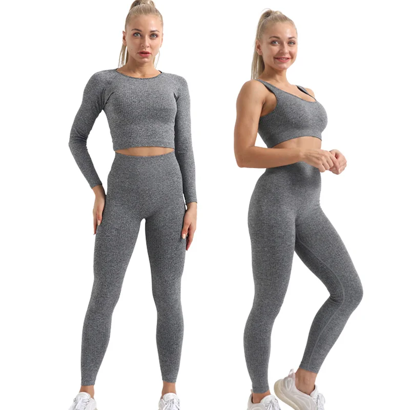 Hot selling low moq sports gym fitness active wear 3 piece yoga workout clothing women sets, 6 colors
Hot selling low moq sports gym fitness active wear 3 piece yoga workout clothing women sets, 6 colors