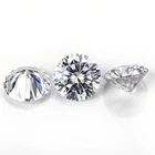 Round 1 Ct 6.5 Mm Round Brilliant Cut Genuine Stargem Moissanite Loose 1ct Moissanite