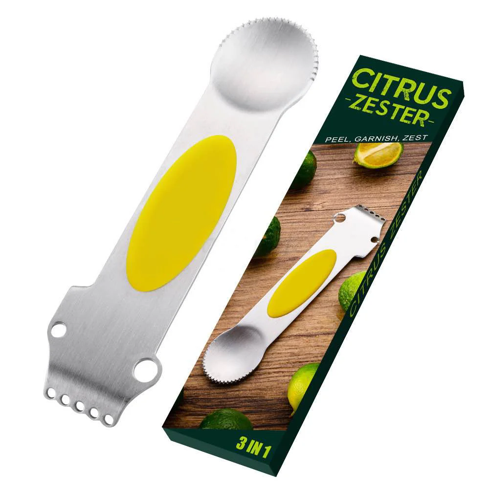 creative gadgets new multifunctional orange lemon shaver 3-in-1 citrus zester peeler, As picture
creative gadgets new multifunctional orange lemon shaver 3-in-1 citrus zester peeler, As picture