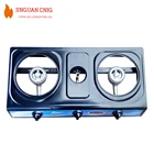 Stainless Steel Gas Cooker Tablegas High Quality Durable Stainless Steel Direct Sale 3 Burner Gas Cooker