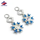 Longzhiyu 13 years guadalupe medals supplier custom metal enamel snow medals customised ghana medals