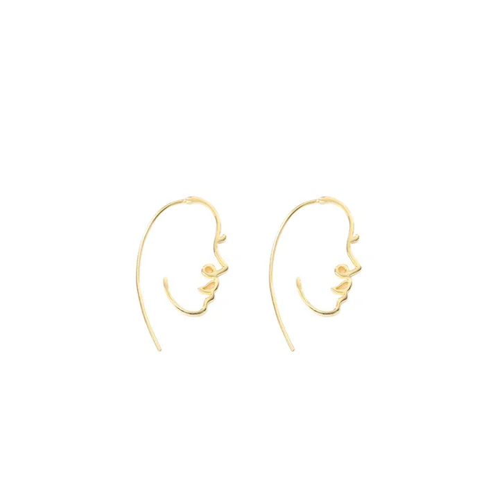 2020 925 Sterling Silver Hoop Earring Beauty Face Figure S925 Earrings Gift For Women Girl Teen Fine Jewelry Earring
2020 925 Sterling Silver Hoop Earring Beauty Face Figure S925 Earrings Gift For Women Girl Teen Fine Jewelry Earring
