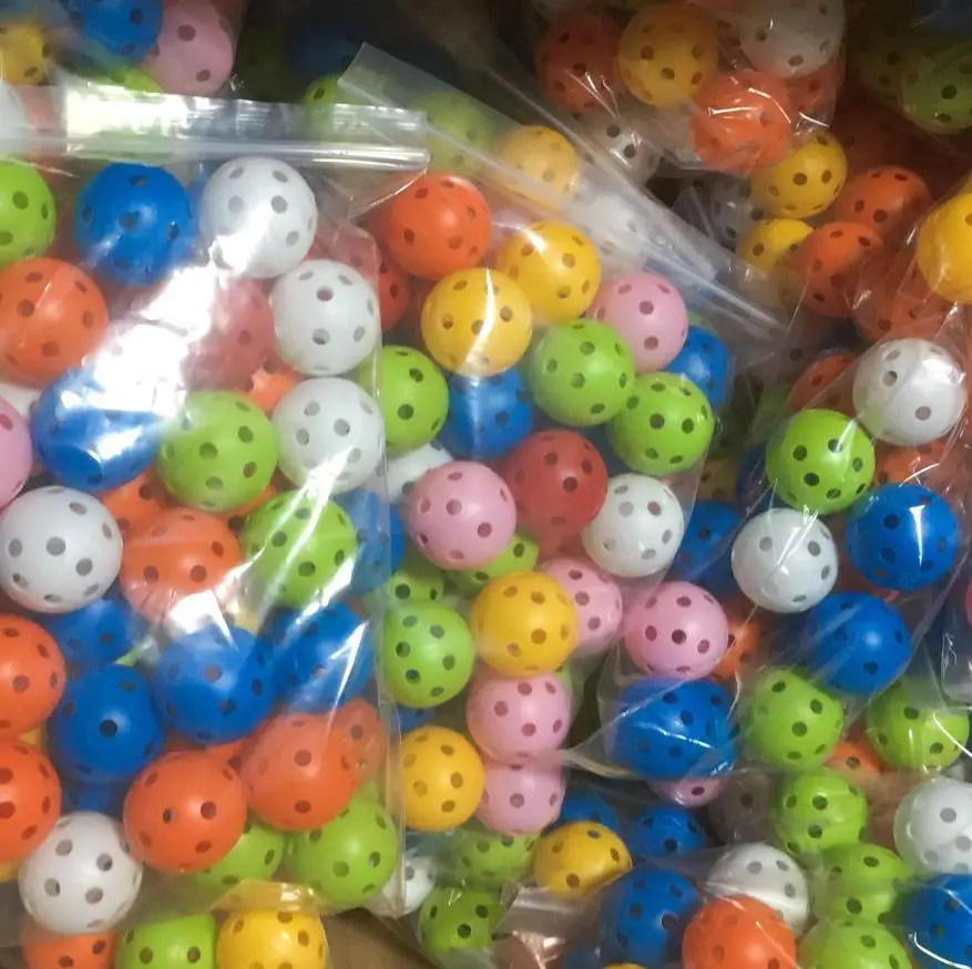 Sports Deluxe 100pcs Golf Practice Balls Plastic Airflow Hollow Training Ball, Pink,orange,red,yellow,blue,white
Sports Deluxe 100pcs Golf Practice Balls Plastic Airflow Hollow Training Ball, Pink,orange,red,yellow,blue,white