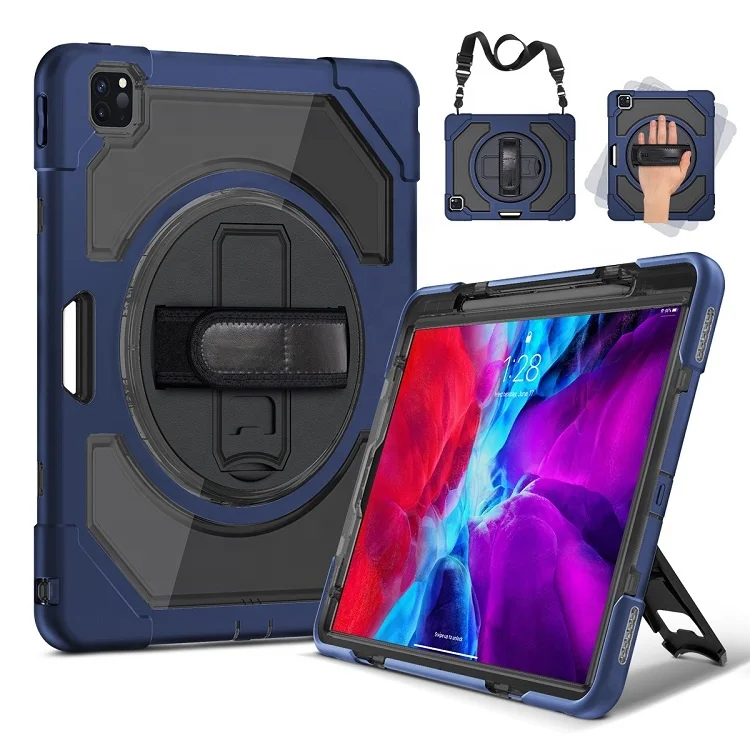 For iPad Pro Case 12.9 4th Generation, 3 Layer Protective Rugged Durable Rubber iPad Pro 12.9 Shockproof Case, Colorful silicone+transparent pc
For iPad Pro Case 12.9 4th Generation, 3 Layer Protective Rugged Durable Rubber iPad Pro 12.9 Shockproof Case, Colorful silicone+transparent pc