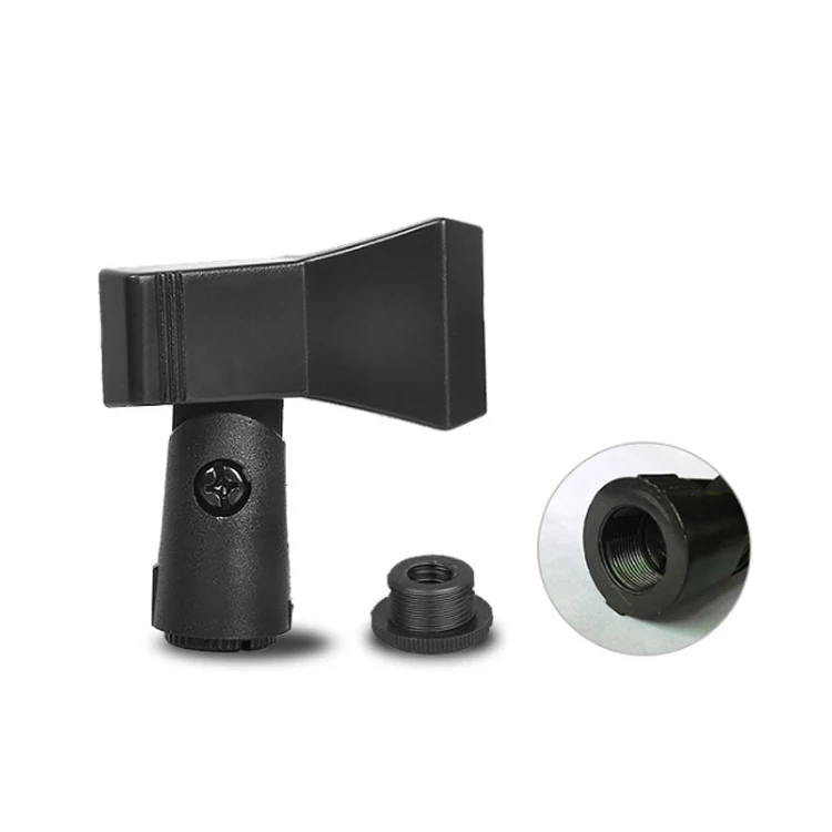 JAYETE HO-3 factory sale plastic microphone clip holder, Black
JAYETE HO-3 factory sale plastic microphone clip holder, Black