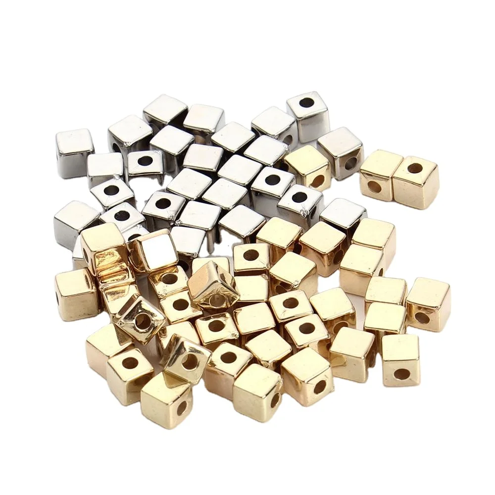 3/4/5mm Plated KC Gold CCB Plastic Square Seeds Beads Big Hole Diy Charm Spacer Beads For Jewelry Making, White/gold k plated
3/4/5mm Plated KC Gold CCB Plastic Square Seeds Beads Big Hole Diy Charm Spacer Beads For Jewelry Making, White/gold k plated
