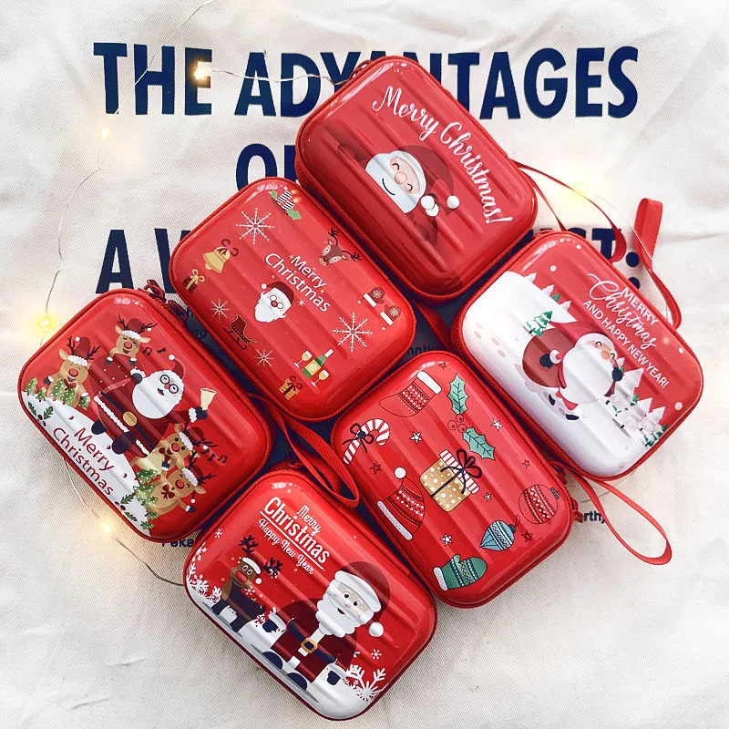 Creative cartoon tinplate Coin wallet Mini Portable Christmas Zipper earphone bag Key coin bag, Customized color
Creative cartoon tinplate Coin wallet Mini Portable Christmas Zipper earphone bag Key coin bag, Customized color