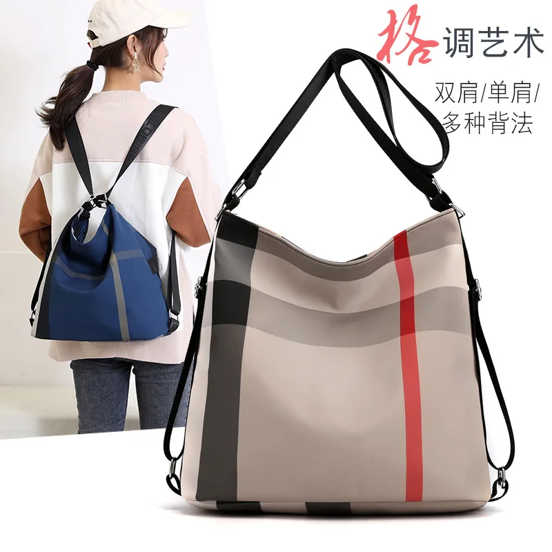 Casual plaid print woman handbag Multifunctional lattice double shoulder women's bag leisure single shoulder bag travel customiz, Customizable
Casual plaid print woman handbag Multifunctional lattice double shoulder women's bag leisure single shoulder bag travel customiz, Customizable